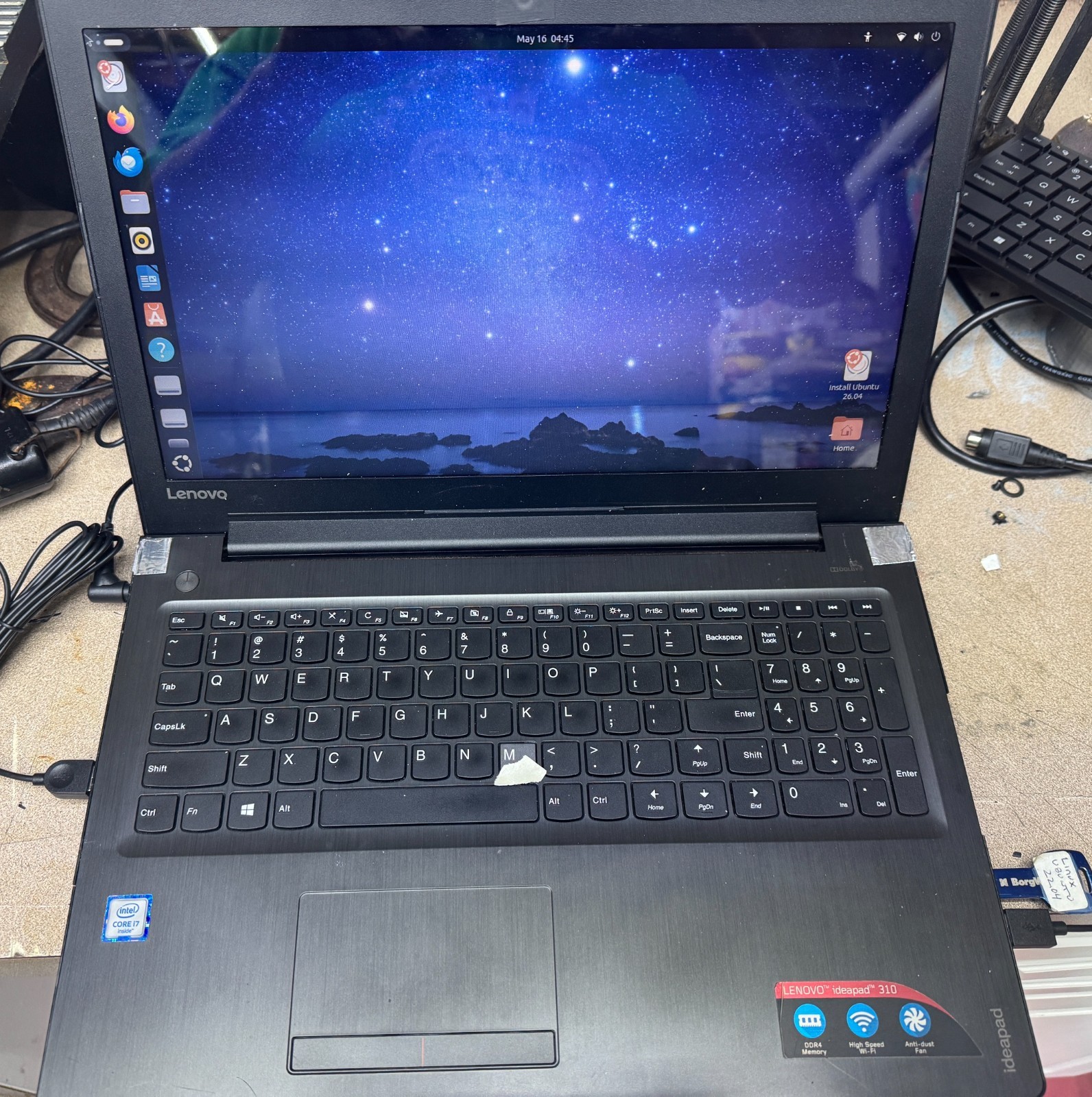 Lenovo ideapad 310-15isk – works but isues – Please see desc (4gb mem, No HD)
