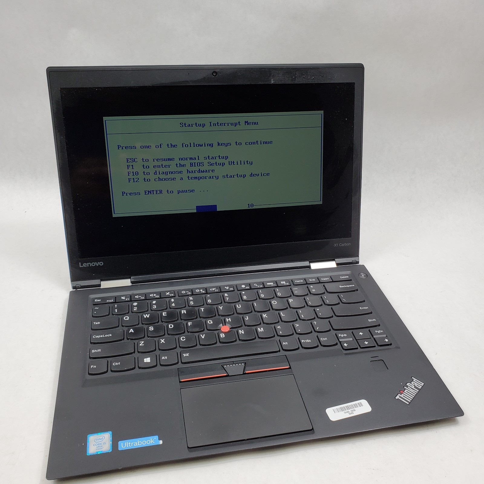 Lenovo ThinkPad X1 Carbon 4th Gen Core i5-6300 2.4GHz 8GB RAM 256GB SSD NO OS
