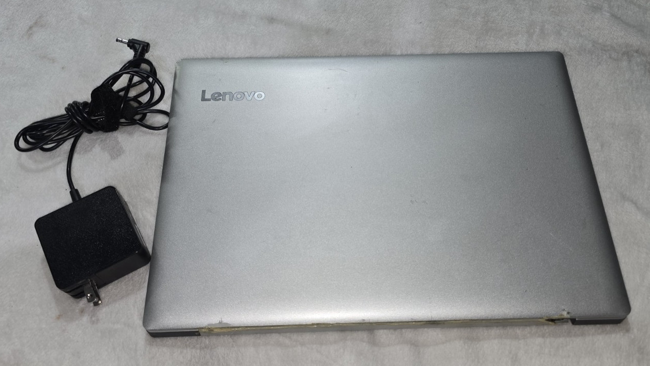Lenova Idea Pad 320-15 /IAP Laptop Computer SILVER w/ Power Adapter Works READ