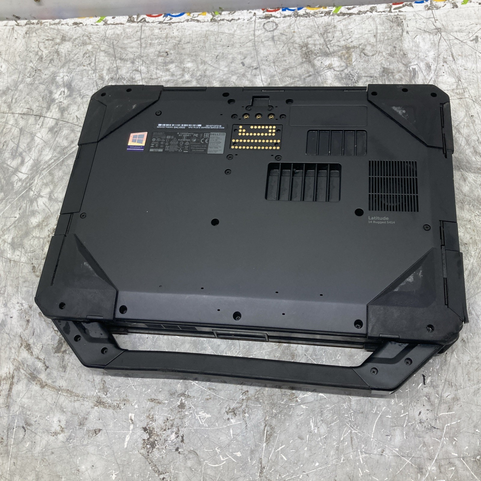 Dell Latitude 5414 Rugged Core i5-6300U 2.4GHz 8GB RAM NO SSD boot to BIOS