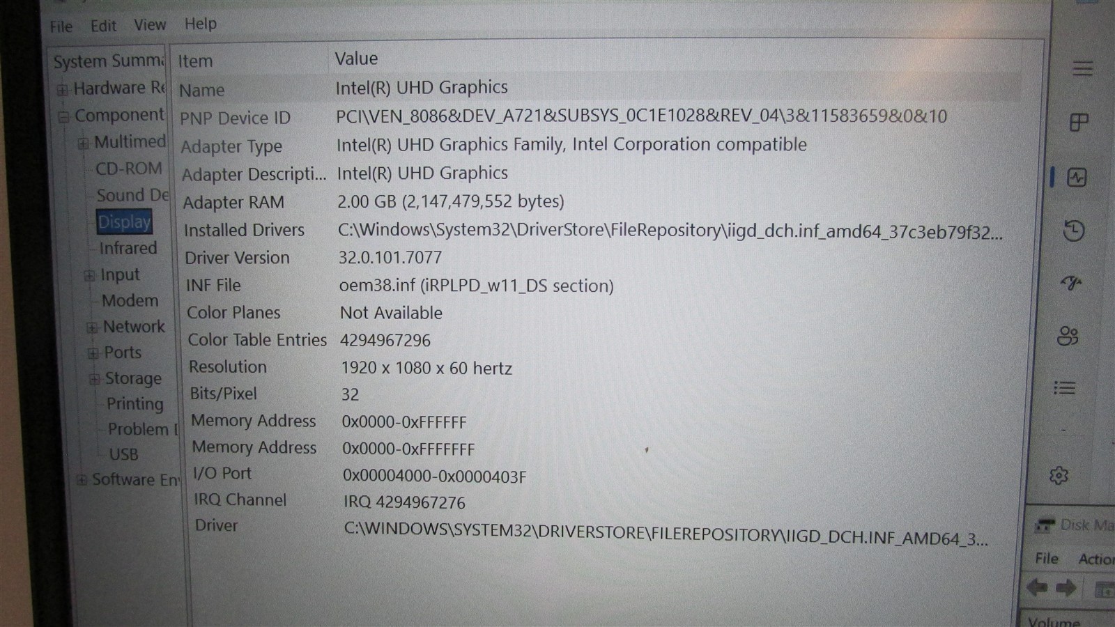 Dell Latitude 3540 i5-1335U 1.3GHz 16GB 256GB NVME 15.6″ W11P DMG/NO BAT/SPOTS