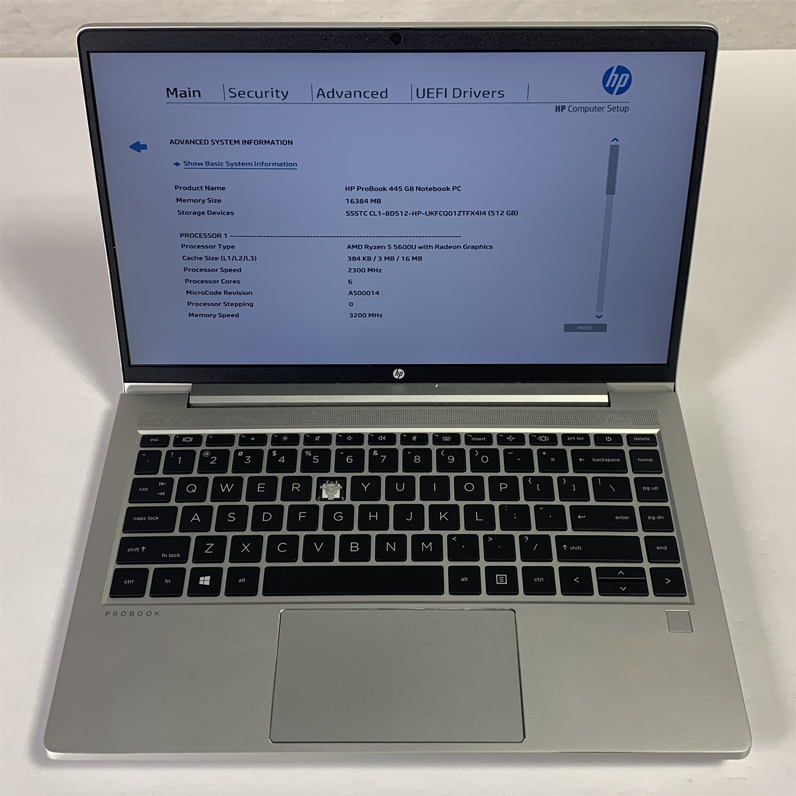 HP ProBook 445 G8 14″ Laptop Ryzen 5 5600U 2.3GHz 16GB 512GB NVMe SSD – Win11