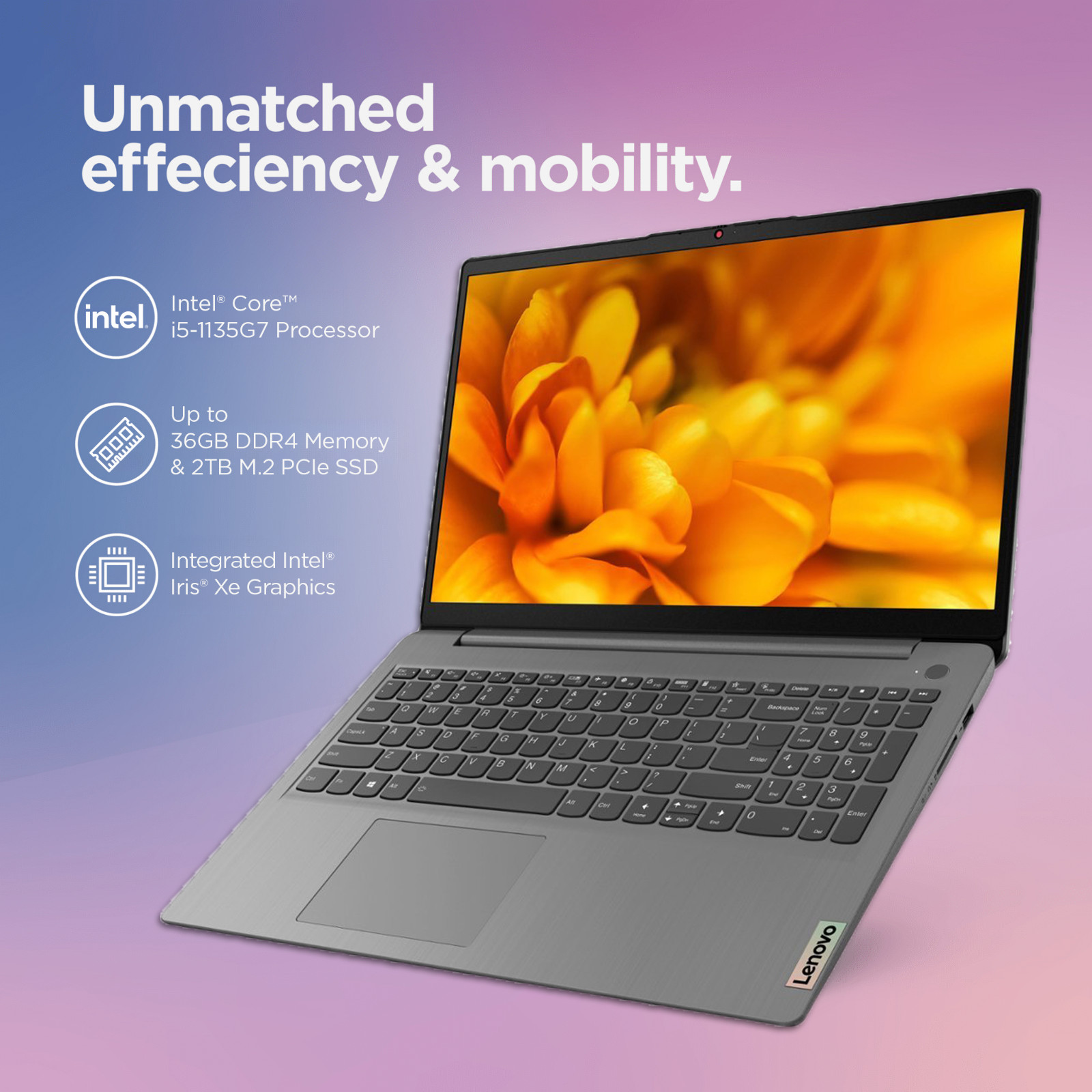Lenovo IdeaPad 3 Laptop 15.6″ Touch Intel i5 Upto 36GB RAM 2TB SSD + Office 2024