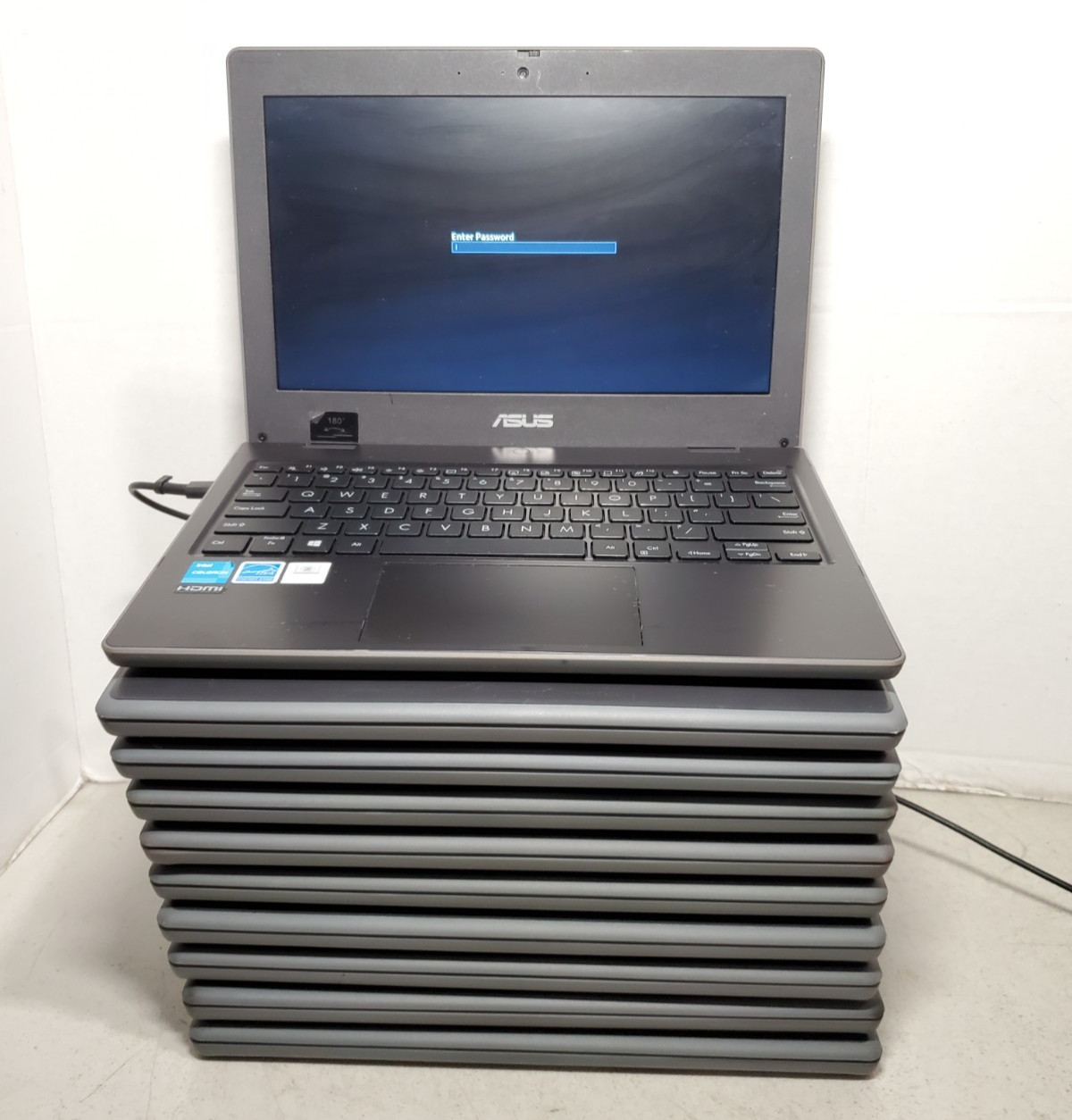 Lot of 10 ASUS BR1100CK 11.6″ Intel N4500 4GB RAM 128GB SSD NO OS! BIOS PW! #69