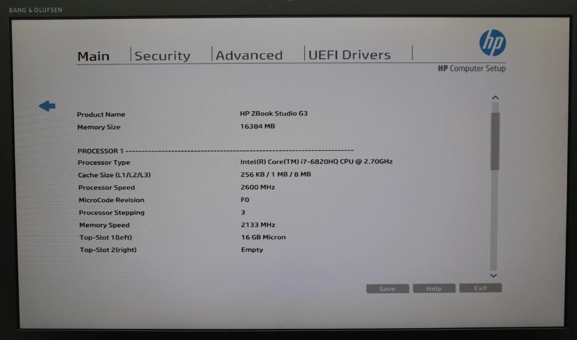 HP ZBook Studio G3 – i7 – 16GB RAM – SSD 256Gb – Win 11 Pro [USED]