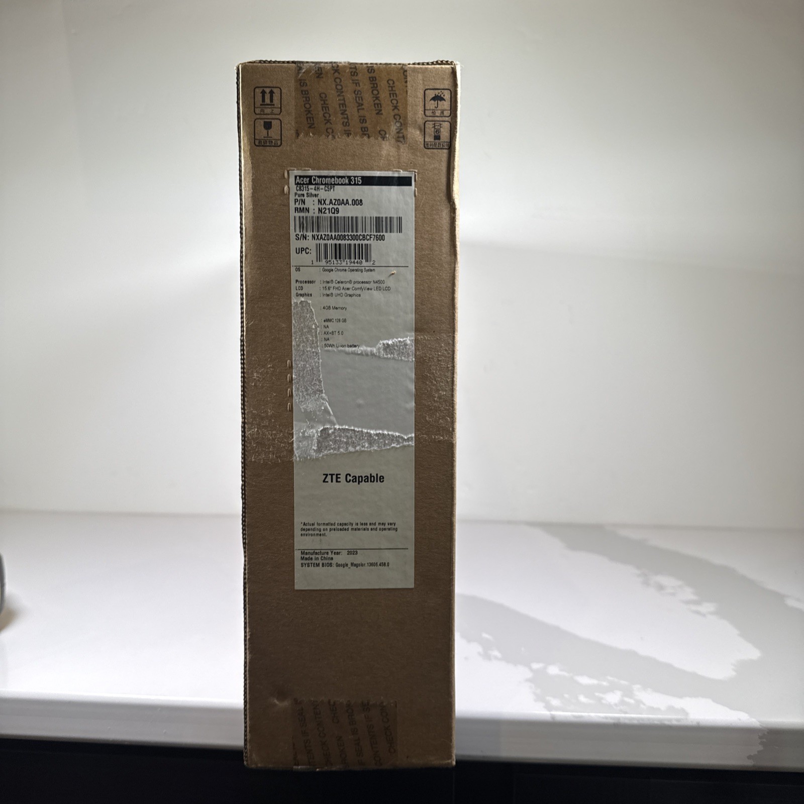 New Acer Chromebook 315 15.6″ FHD N4500 4GB 128 eMMC 50Wh Li-ion Battery 2023*