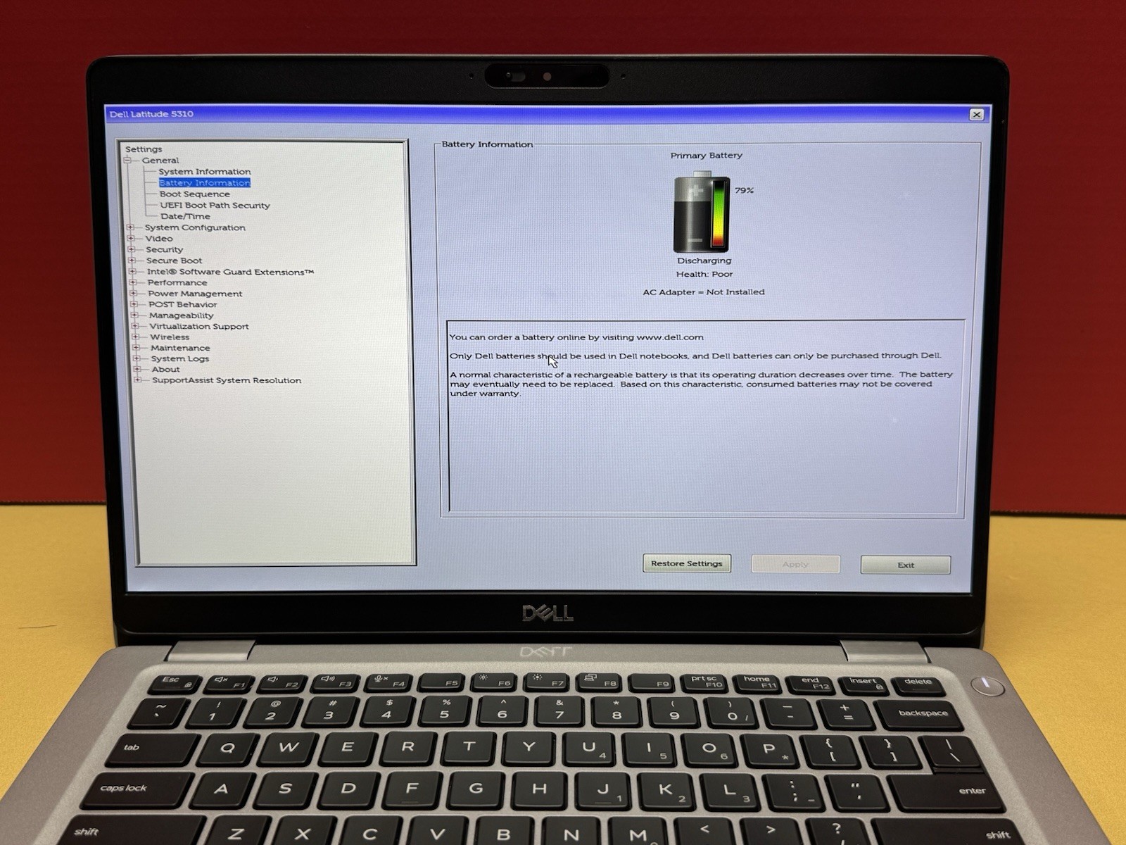 Dell Latitude 5310 i5 10310U 1.7GHz 16GB RAM 256GB SSD Windows 11 Pro