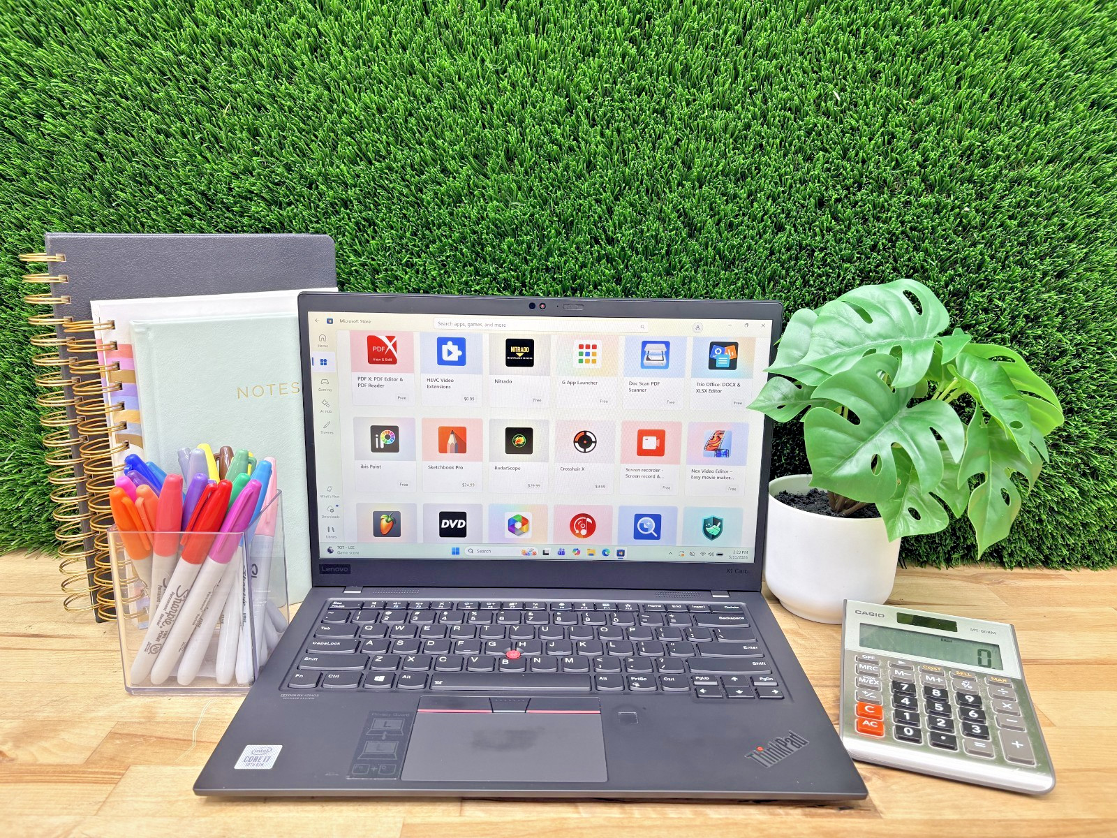 Lenovo ThinkPad x1 Carbon 7 Intel i7-10th Gen 1.90GHz 16GB RAM 256GB SSD W 11 P*