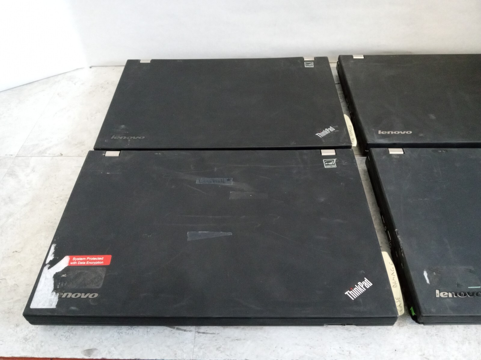 Lot of 4 – Lenovo ThinkPad T520 T530 15″ Laptops Intel i5 *PARTS / REPAIR* -RR