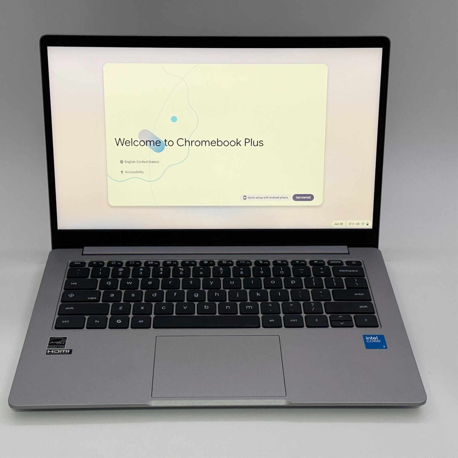 ASUS CX14 14″ FHD Chromebook Plus Google AI Intel Core 3 N355 8GB 128GB