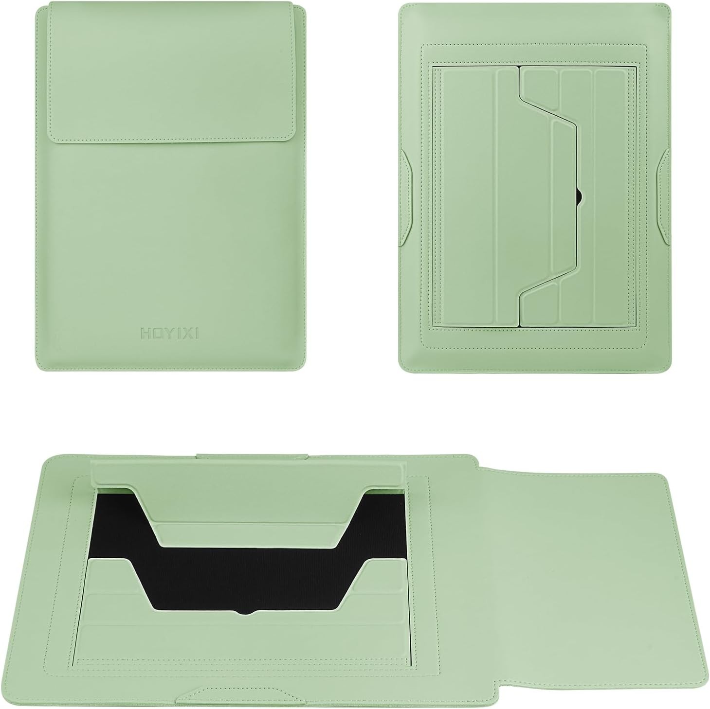 Laptop Sleeve Case for 13.3”/13.6” MacBook Pro 14/Air, ASUS, Dell – Green PU L