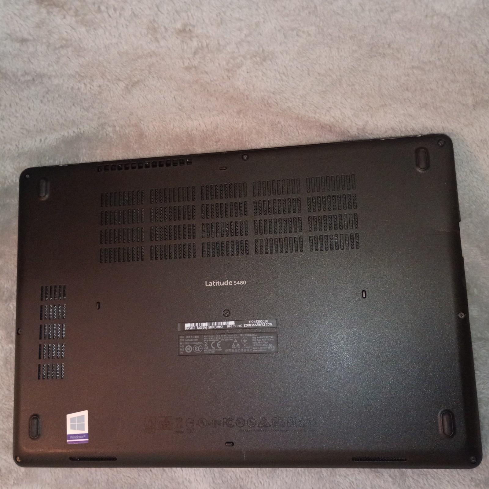 DELL LATITUDE 5480 i7-7820HQ 2.9GHz 8GB RAM 256GB SSD TOUCH NVIDIA 930MX REPAIR