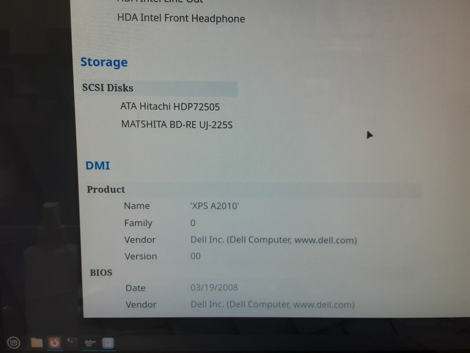 VINTAGE Dell XPS A2010 All-In-One Desktop Computer 2GB RAM, 500GB Hard Drive