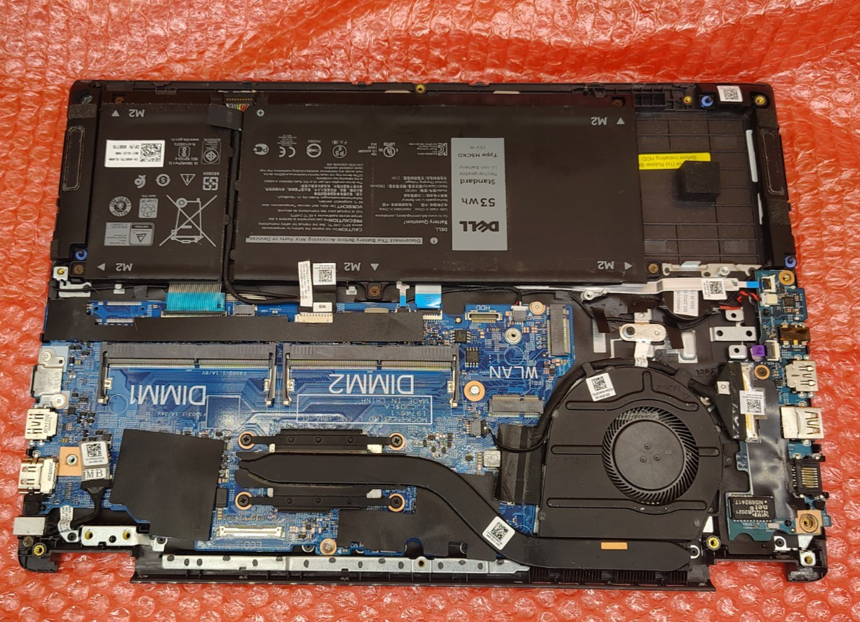 Dell Latitude 3410 14″ Laptop i5-10210U Lower Part Motherboard Keyboard Battery