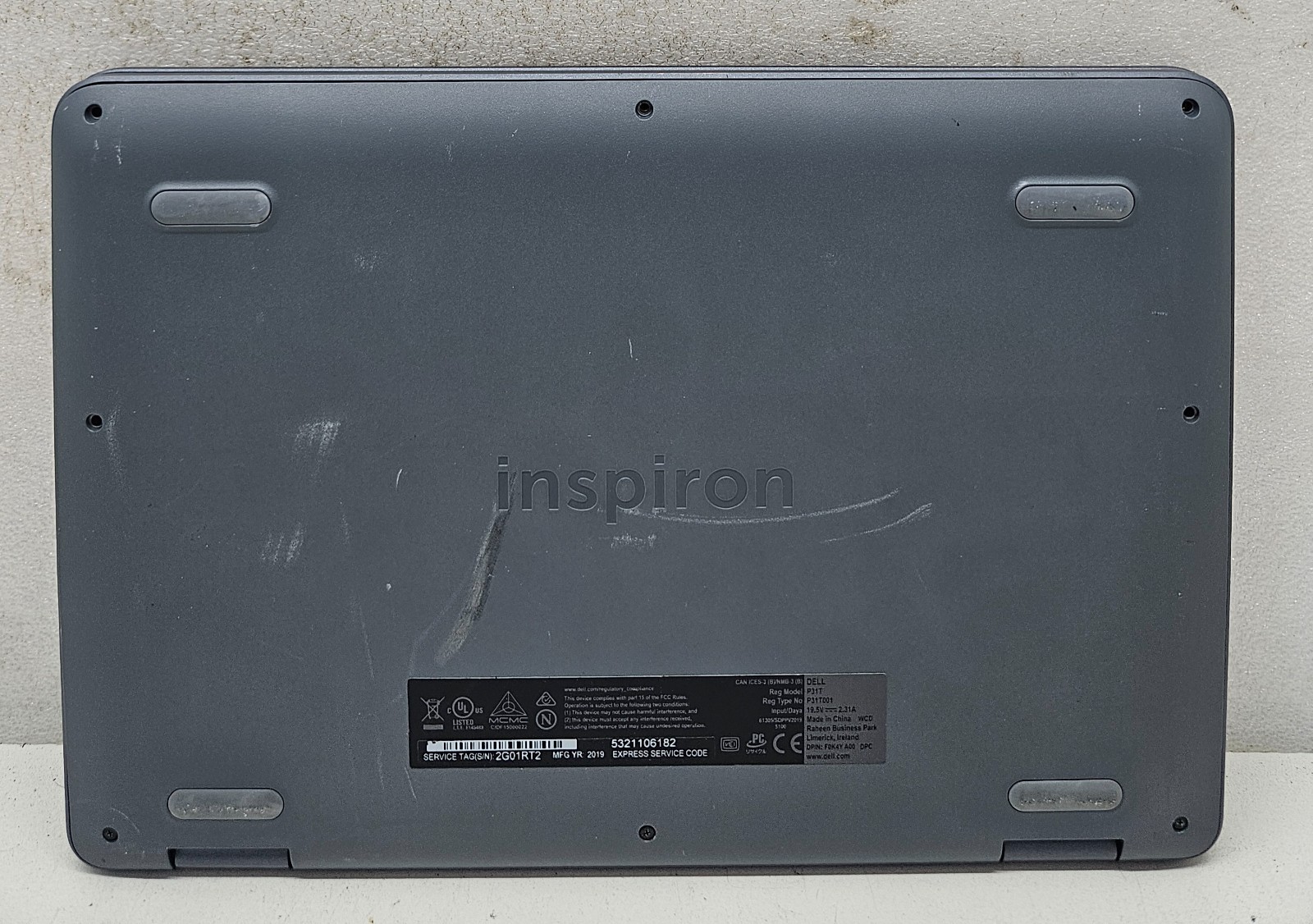 Dell Inspiron 11 3195 2-in-1 Laptop AMD A9 No RAM/HD/OS/POWER (FL)