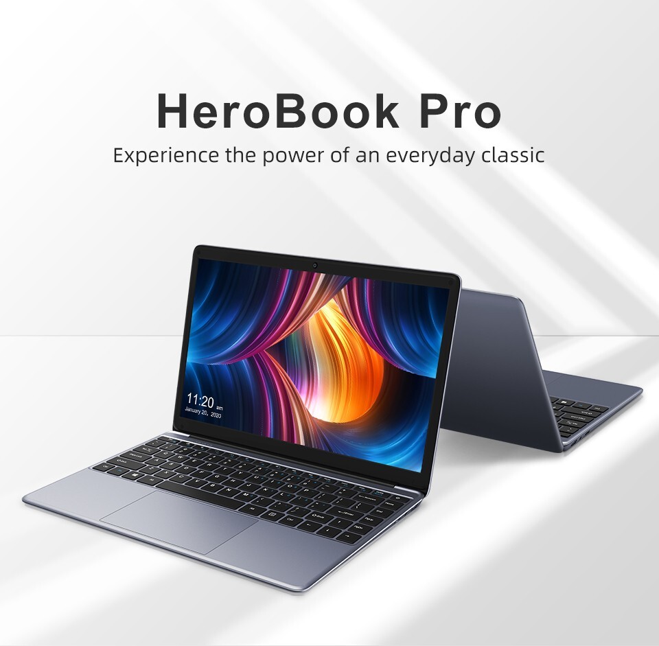 HeroBook Pro 14.1″ FHD Display 8GB RAM 256GB SSD Intel Celeorn N4020 Laptop