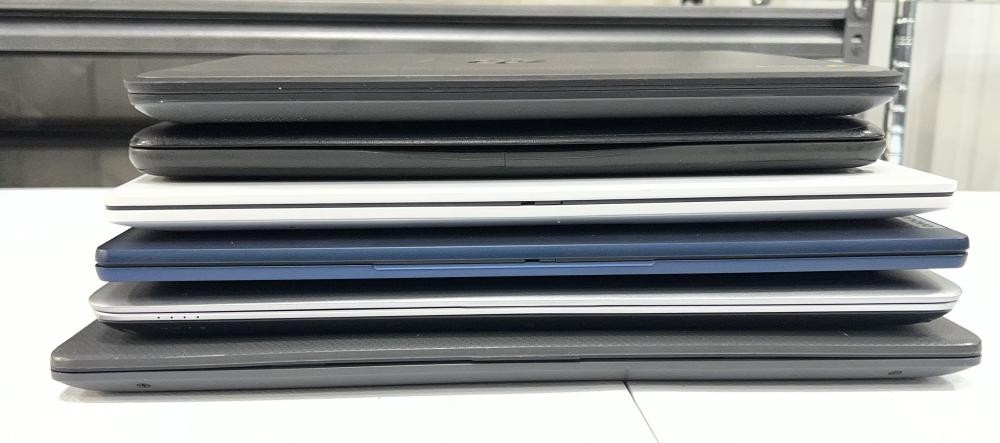 HP Elitebook 840 G3, 250 GB Notebook, Dell Chromebook 14a nf0131wm – Lot of 6