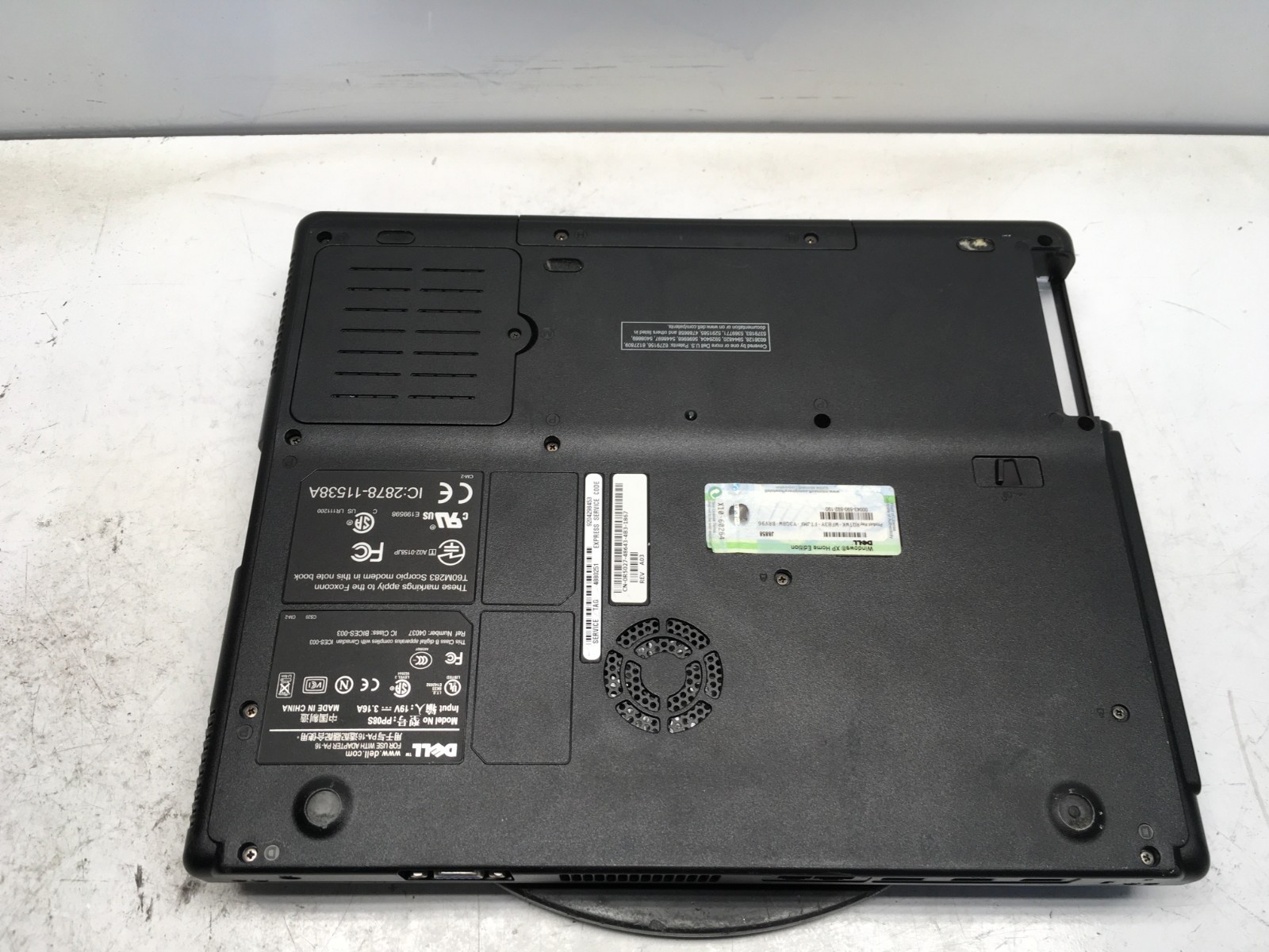 Dell Inspiron 1000 Intel Celeron 2.2GHz 256 MB NO HDD Dim Screen