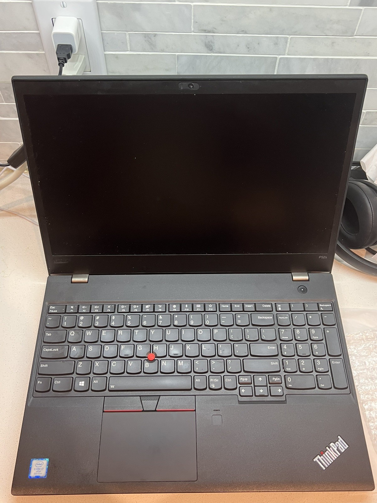 Lenovo ThinkPad P52s Used 15.5″ i7-8650U, 4GB RAM, Quadro P500 GPU, No OS/NVME
