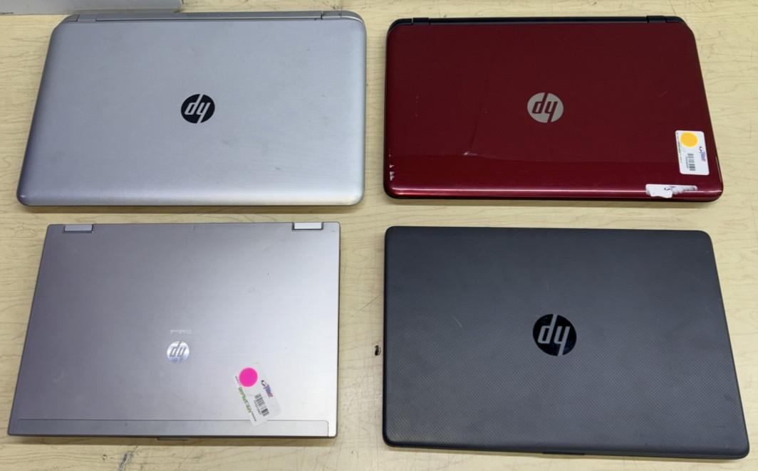 Lot of 4 HP Laptops (PARTS/REPAIR)