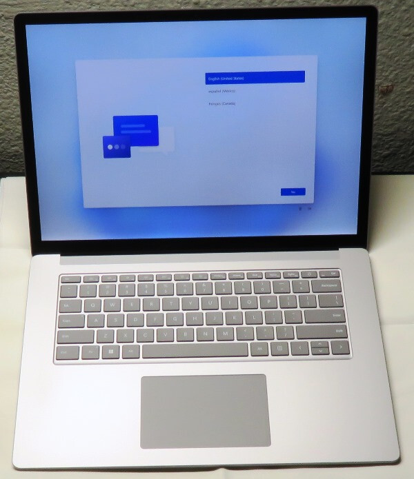 Microsoft Surface Laptop 5 15” Touch Screen Intel Evo Core i7 8GB RAM 256GB SSD