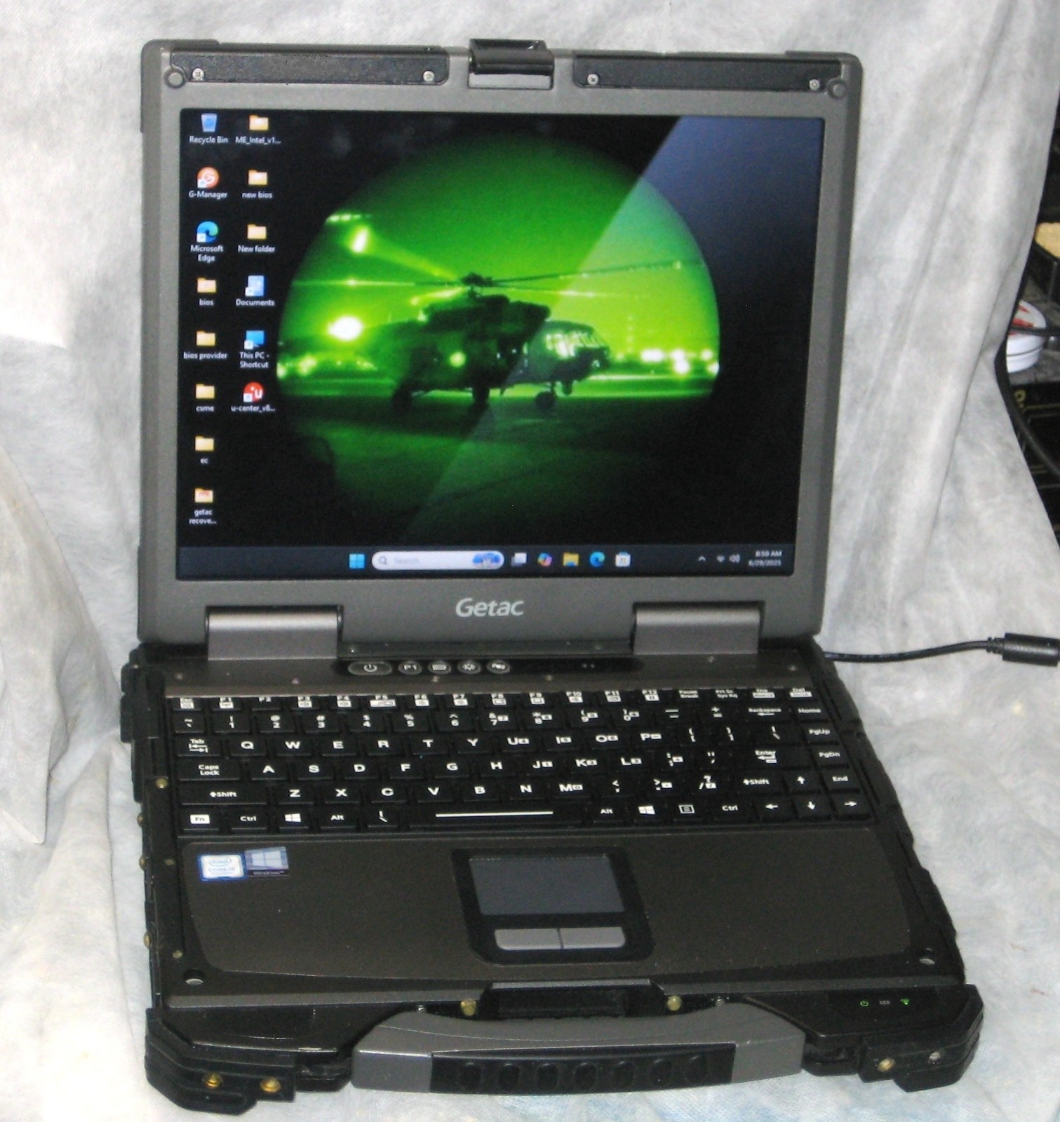 Getac B300-G7 Toughbook, i5-8250U@1.6ghz,16gB RAM,1tB SSD,Fully Custom uBlx GPS