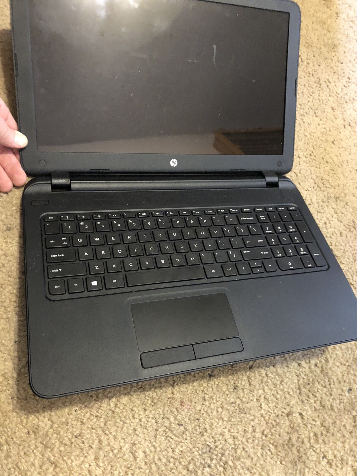 HP 15-f211WM Black laptop PARTS ONLY NO HDD