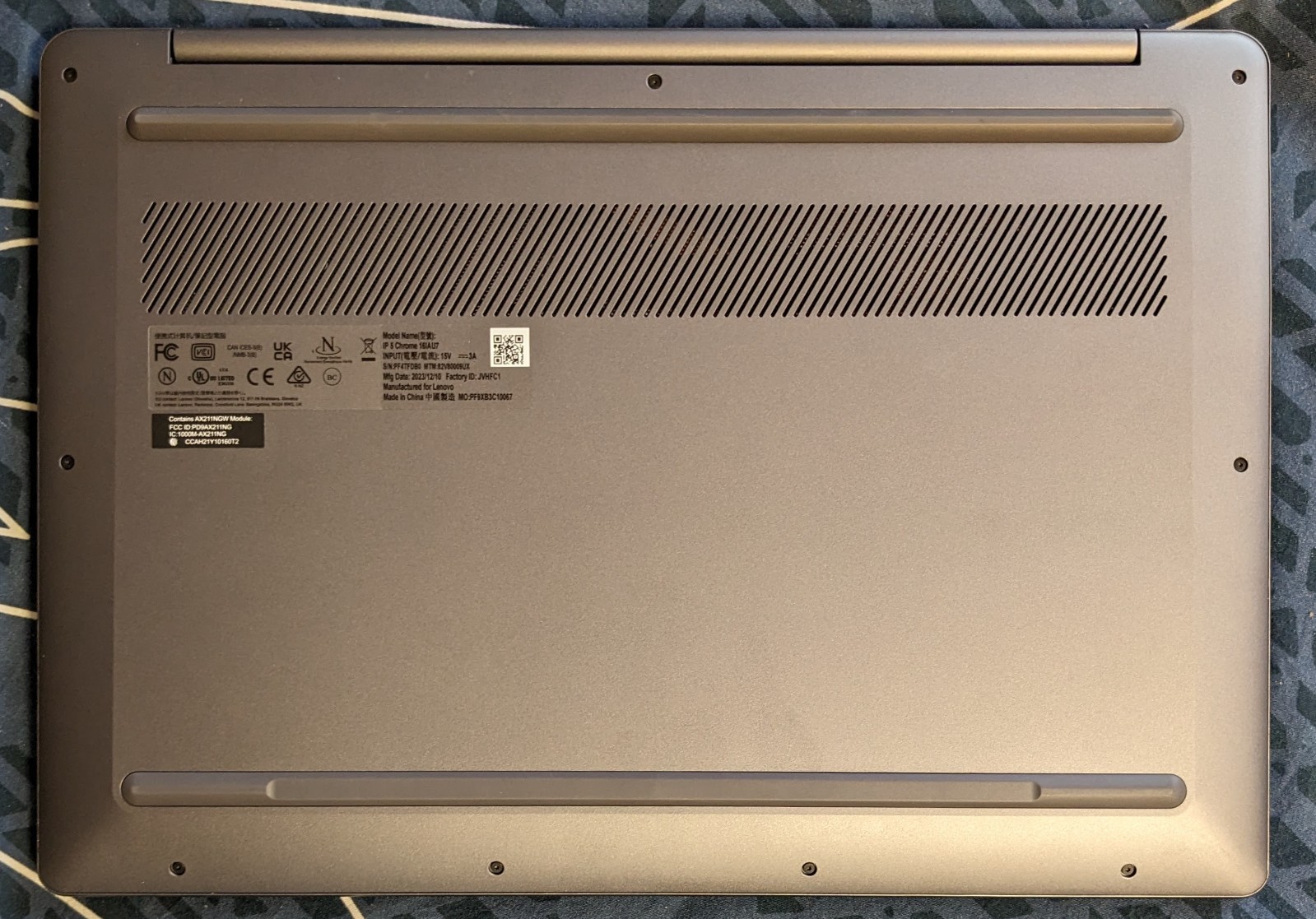 Lenovo Ideapad Gaming Chromebook Laptop, 16.0″ WQXGA 2.5K IPS, Intel Core i3
