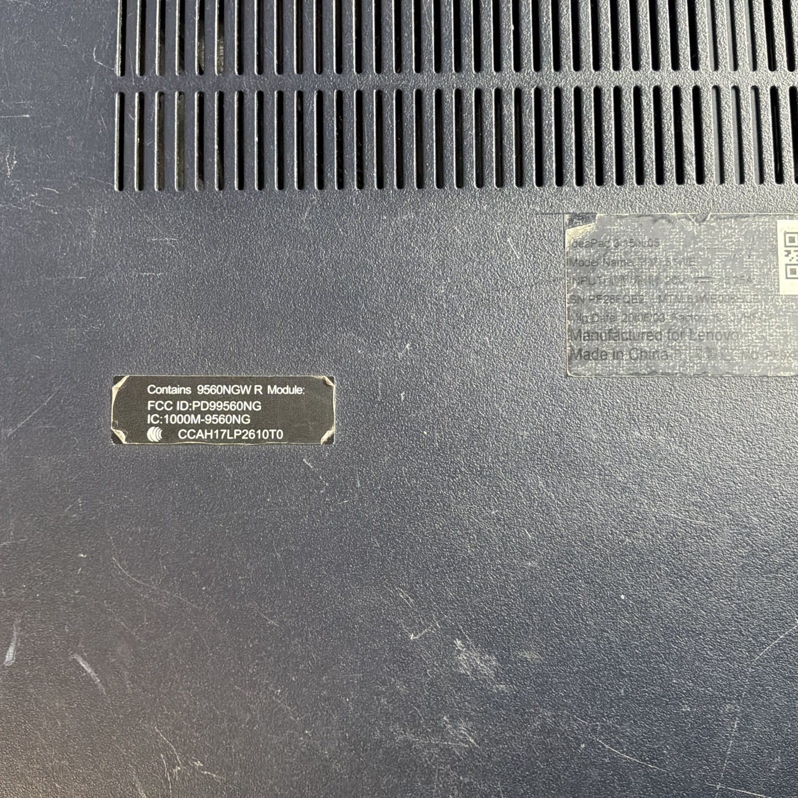 LENOVO IDEAPAD 3-15I1L05 (81WE) i3, 10th Generation – FOR PARTS / REPAIR