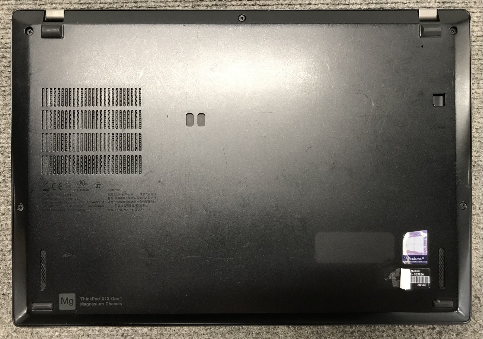 Lenovo ThinkPad X13 Gen 1 13.3″ Laptop i5-10310U 16GB RAM 512GB NVMe, As Is