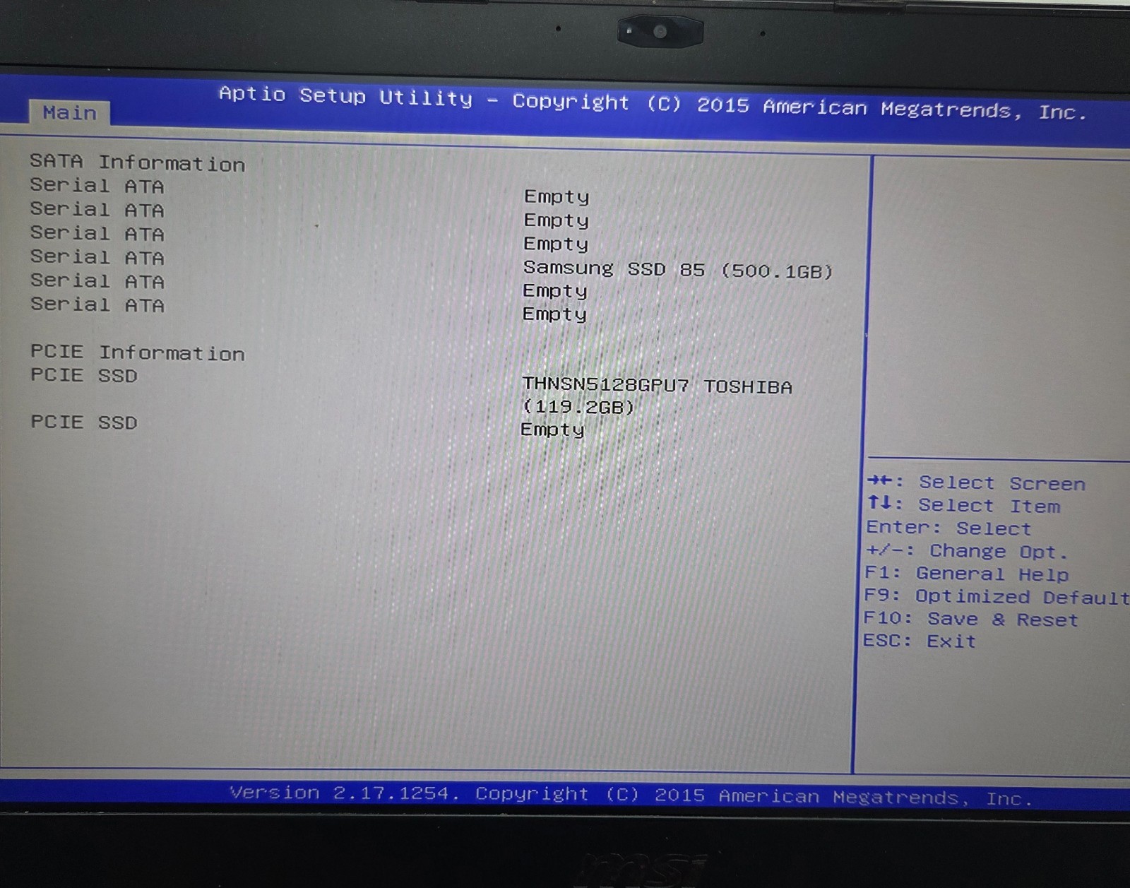 MSI GS60 6QE Laptop Intel Core i7-6700HQ 16GB Ram 500GB & 128GB SSD NO OS (FL)