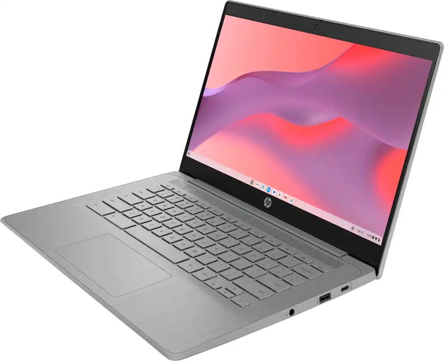 HP Chromebook 14″ HD Laptop (IntelCeleron N4500, 4GB RAM, 64GB eMMC) Modern Gray