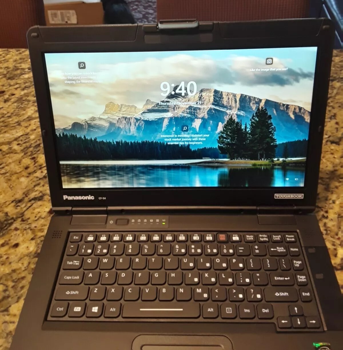 NICE Panasonic Toughbook CF-54 Core i5 TOUCH OFFICE 16GB RAM 256 SSD GPS Wind 11