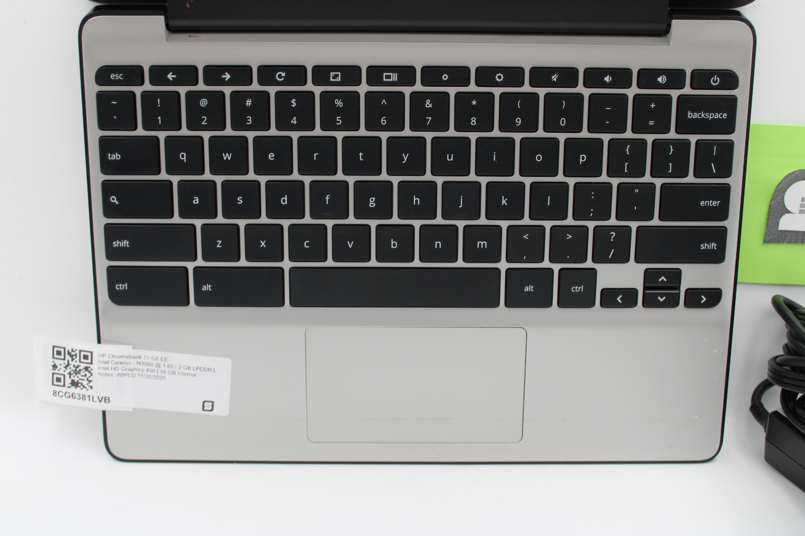 HP Chromebook 11a G8 EE Celeronn N3060 @ 1.6 GHz 2GB RAM 16GB SSD ChromeOS