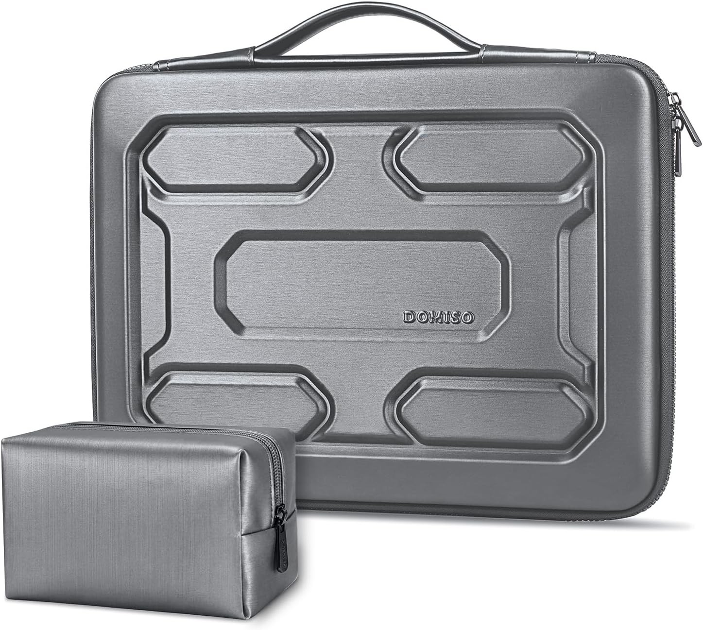 Waterproof Shockproof Hard Shell Laptop Sleeve Case 17-17.3 inch with Handle, Da