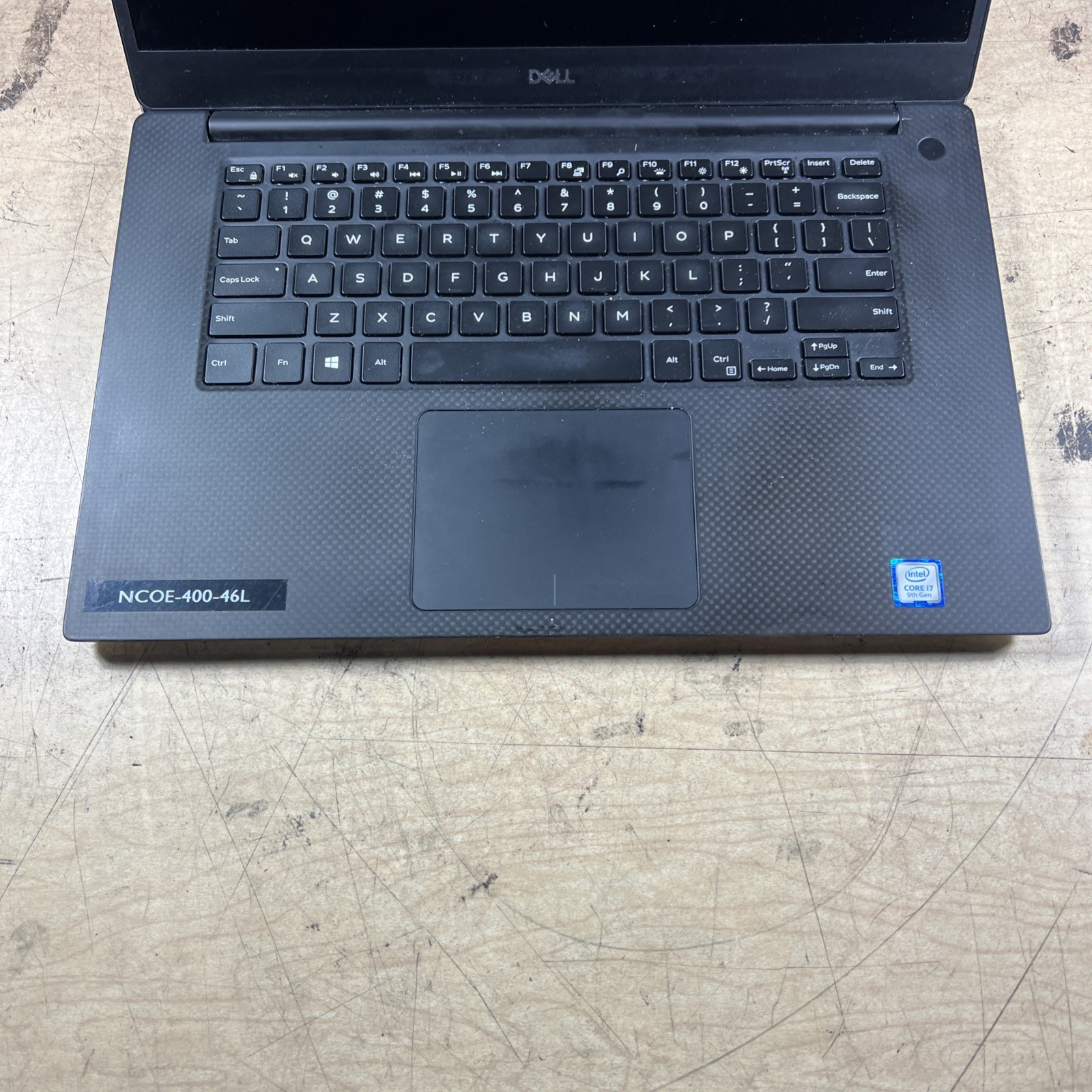 DELL XPS I5 7590 INTEL CORE I7-9750H 2.60GHZ 16GB RAM **NO HD/ NO CADDIE/ NO OS/