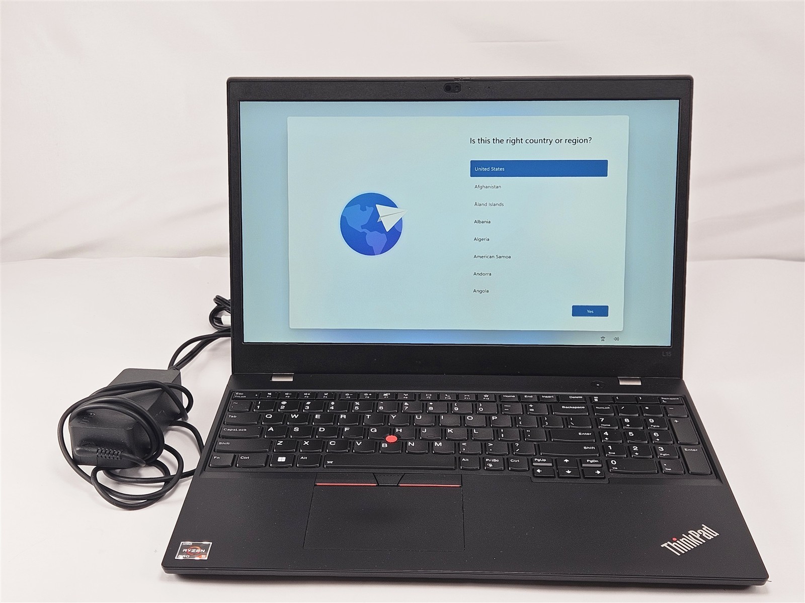 Lenovo 15.6″ ThinkPad L15 Gen 2 Ryzen 5 Pro 5650U 16GB 512GB SSD Win11 Home
