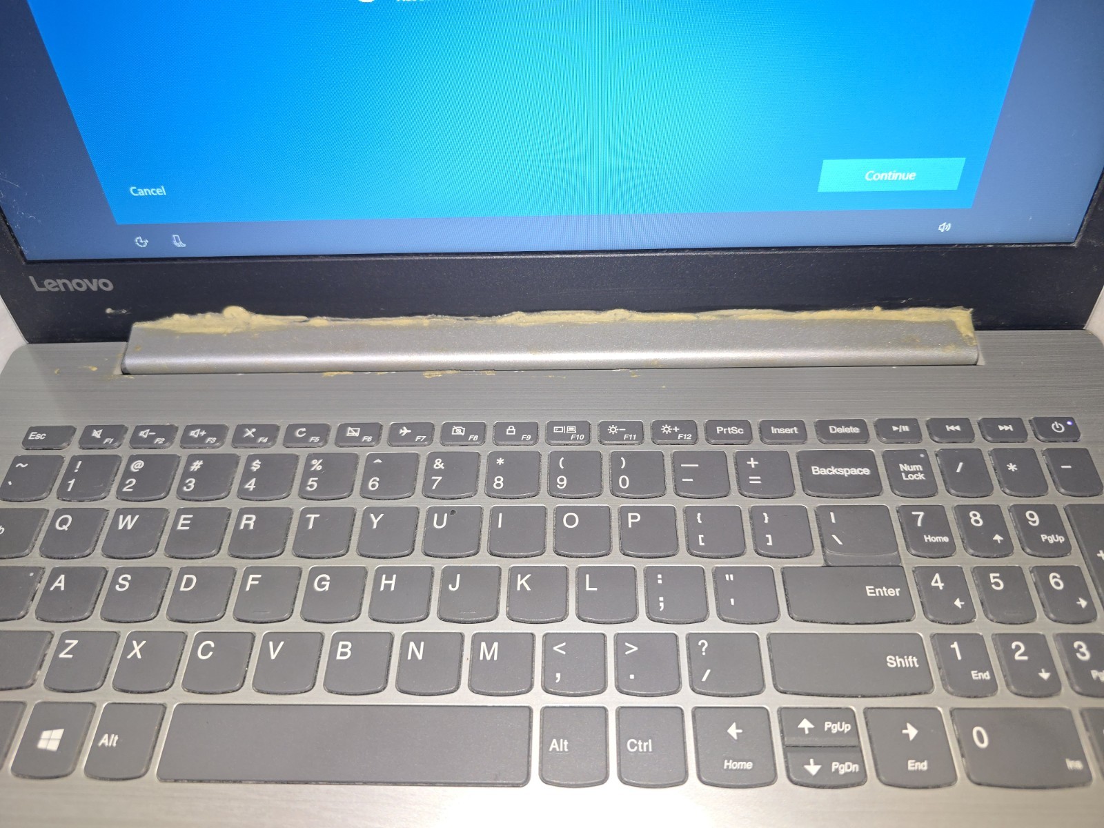 Lenova Idea Pad 320-15 /IAP Laptop Computer SILVER w/ Power Adapter Works READ
