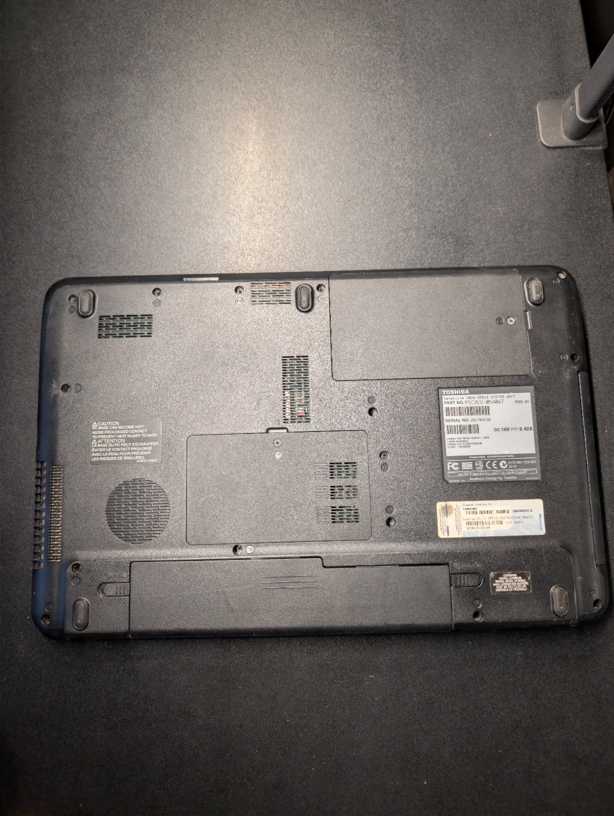 Toshiba Satellite C655-S5514 15.6″ Laptop | For Parts or Repair | Untested