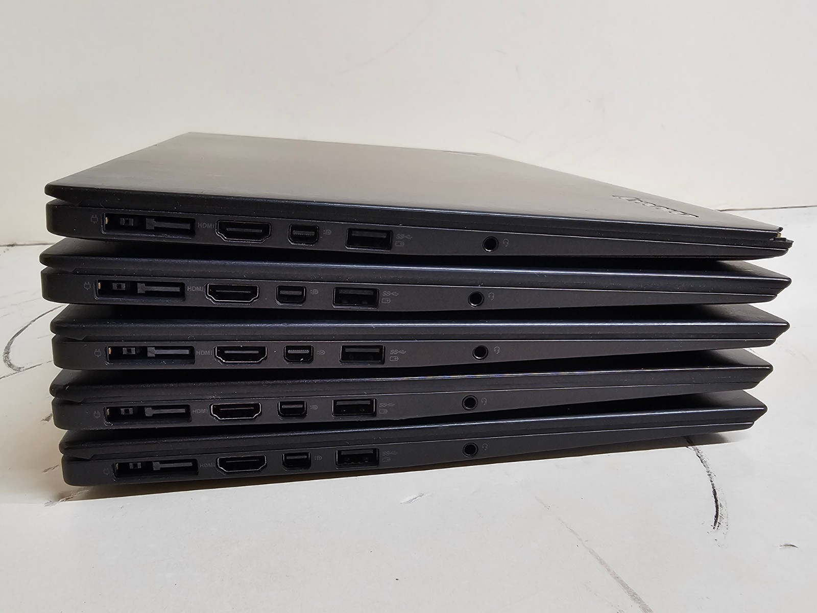 5 Laptop Lot – Lenovo ThinkPad X1 Carbon 2nd & 3rd Gen – i7 8GB 14″ – Sold As-Is