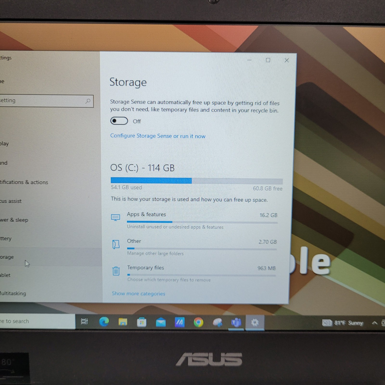 ASUS BR1100CK 11.6″ Laptop Intel Celeron N4500 4GB RAM 128GB eMMC Windows 11 Pro