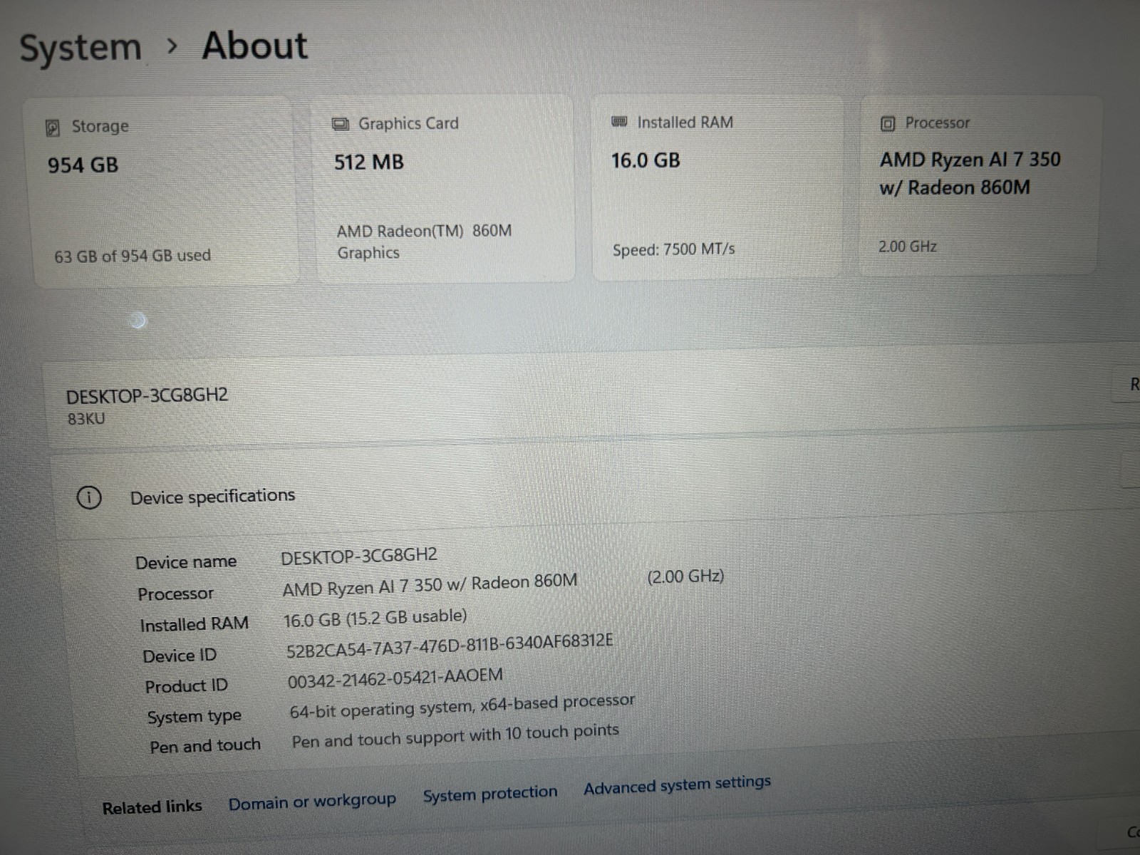 Lenovo IdeaPad 5 2-in-1 16AKP10, AMD Ryzen AI 7 350, 16 GB RAM, 1 TB NVMe SSD