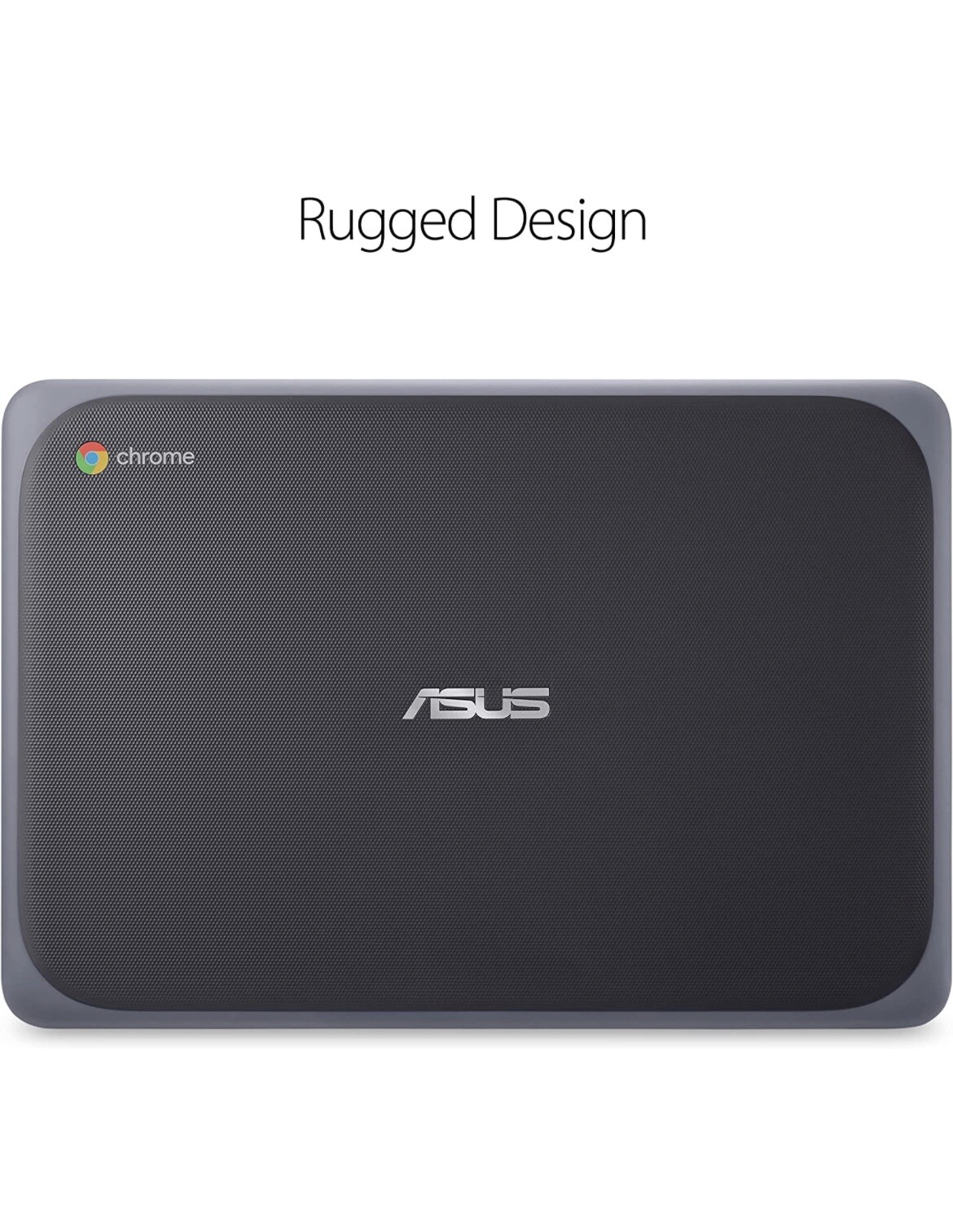 ASUS Chromebook 11.6” HD, Quad-Core Processor, 4GB RAM, 32GB eMMC, Dark Grey