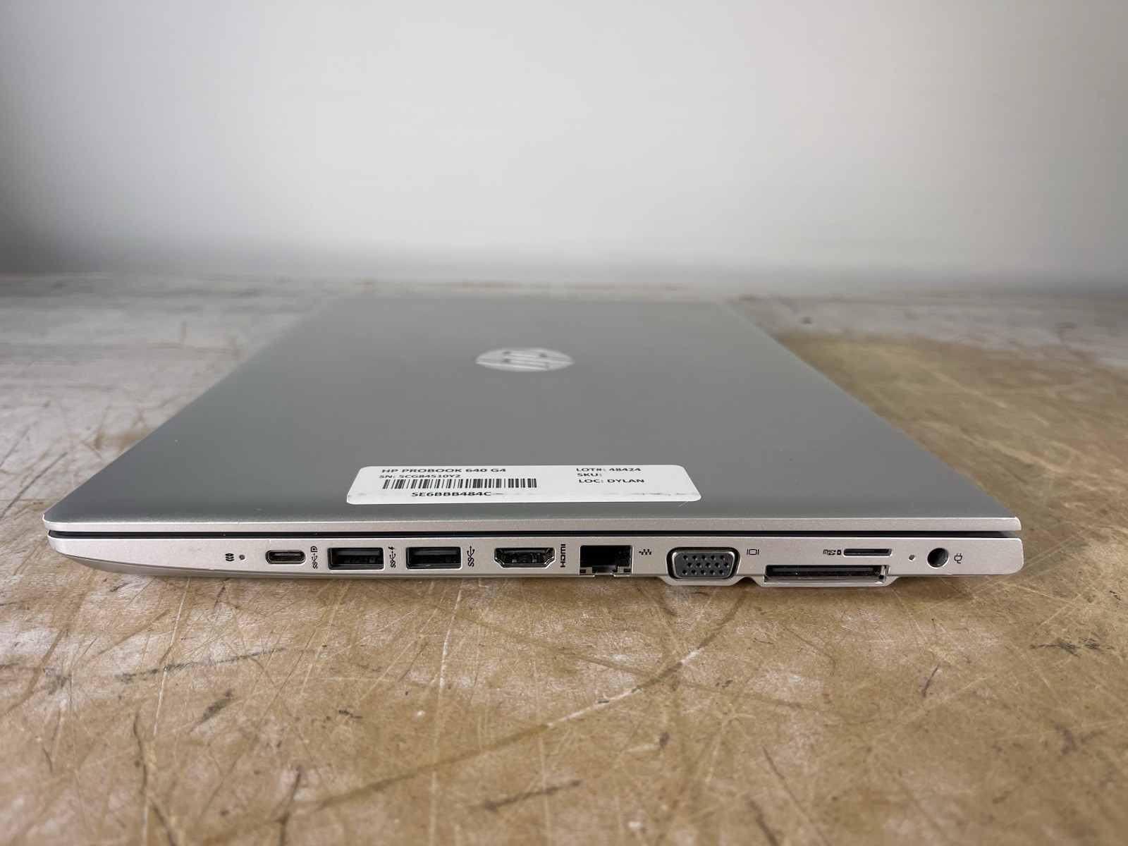 HP PROBOOK 640 G4 i5-8350U @ 1.70GHz, 8GB RAM, NO HDD/OS