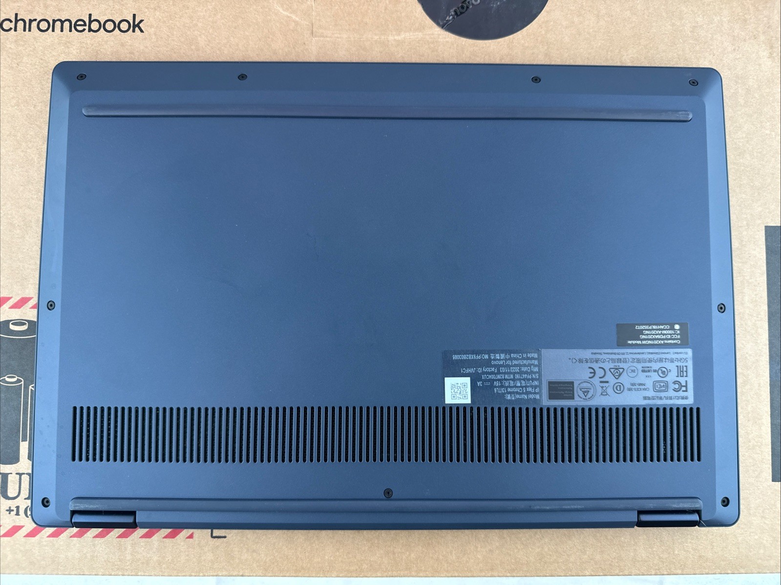 Lenovo IP Flex 5 Chrome 13ITL6 Intel Core i3 8GB RAM 128GB SSD ChromeOS Blue