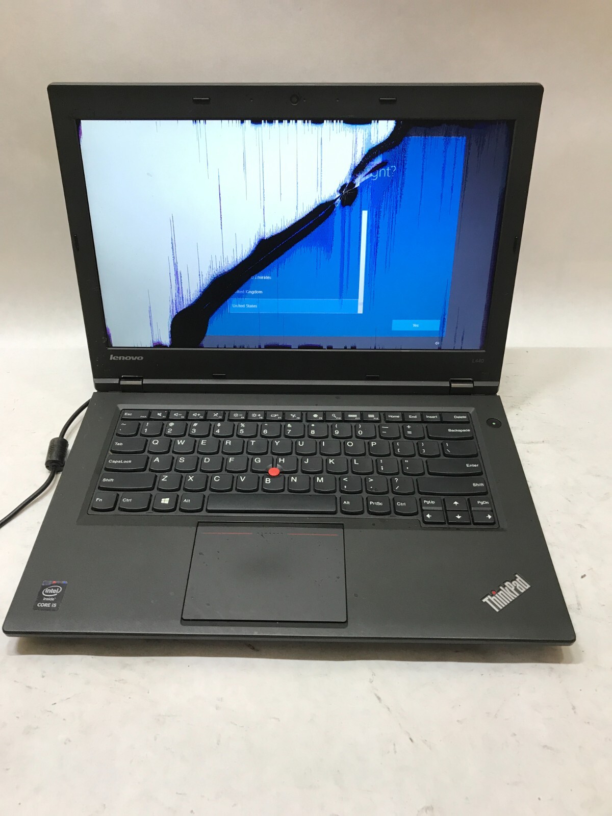 Lenovo ThinkPad L440 14″ Intel Core i5 8GB RAM 320GB HDD Windows 10 CRACKED – DW