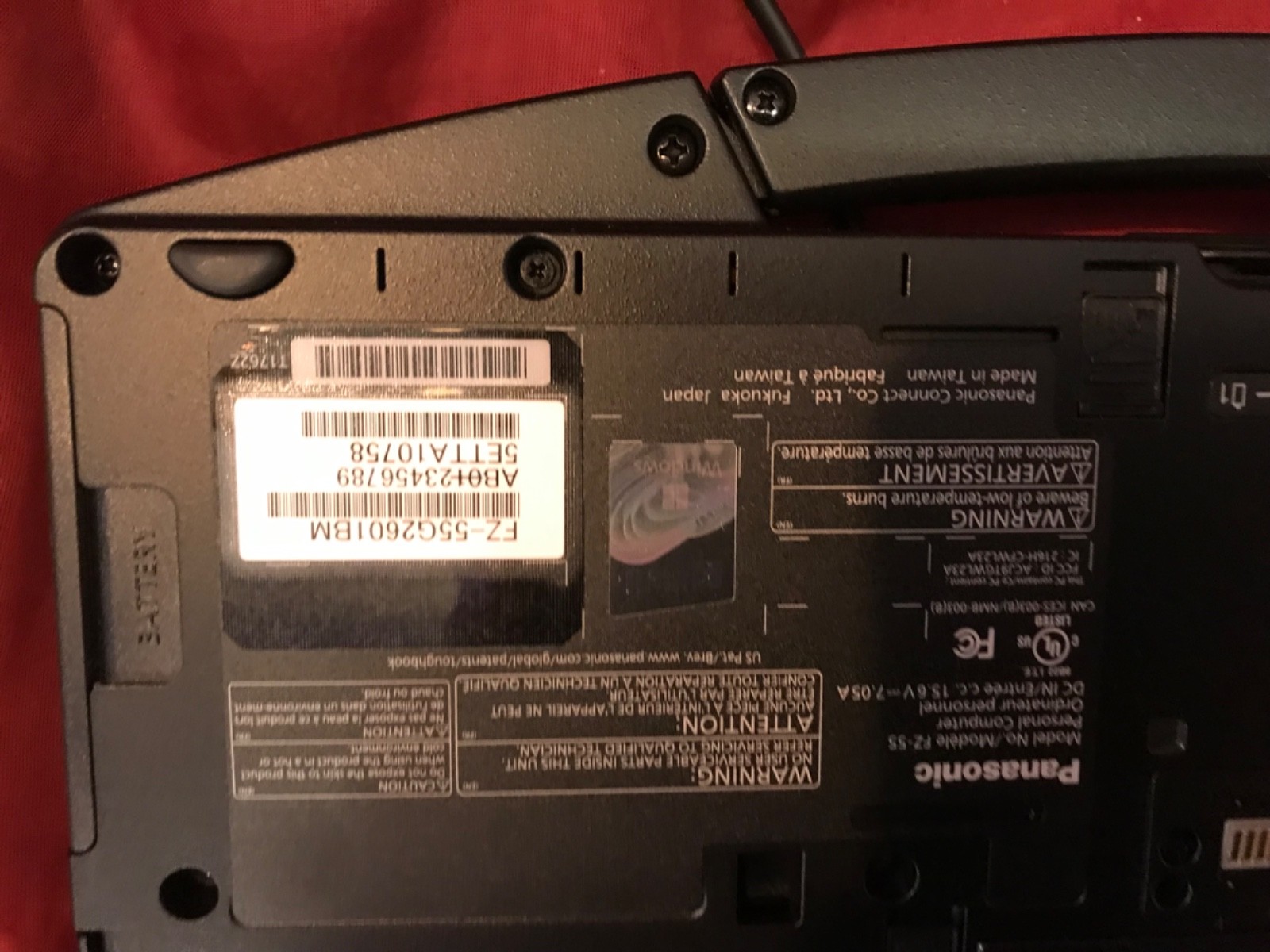 Panasonic Toughbook FZ-55 MK3 i5-1345U 32GB/512GB/dGPS/4G LTE/Touchscreen