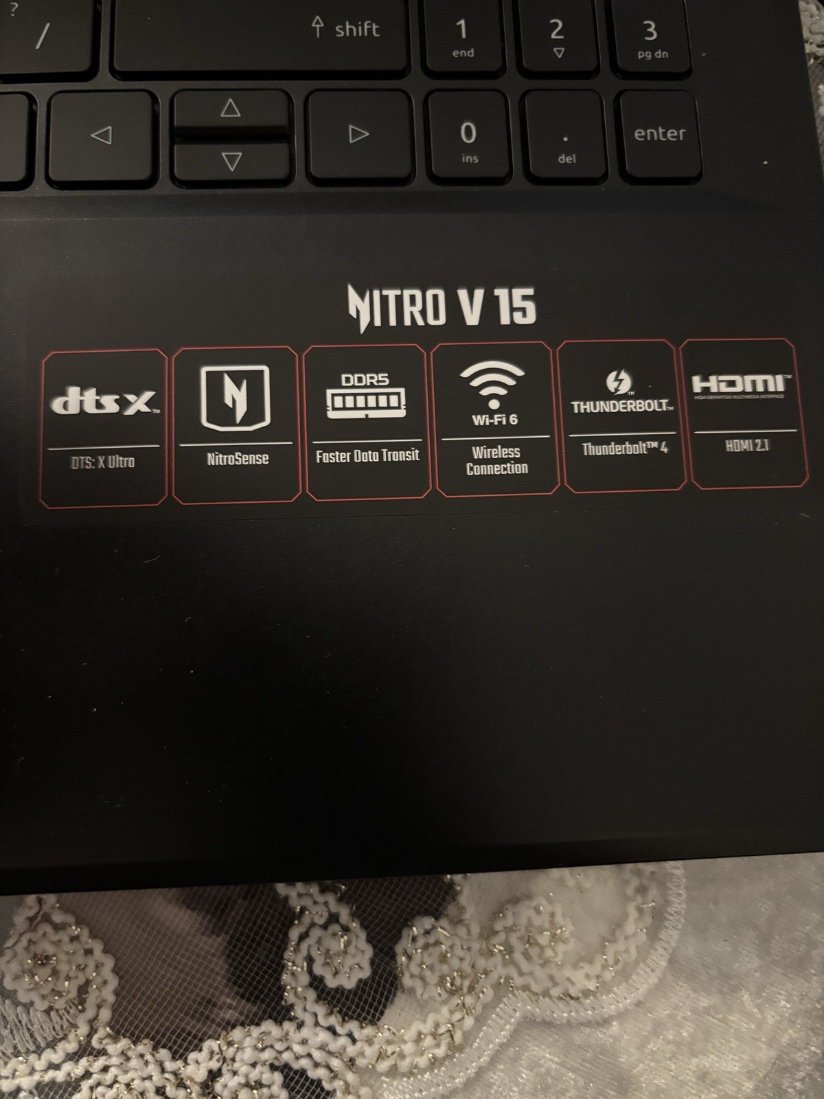 Acer Nitro V Gaming Laptop – Intel I7, GeForce RTX 4050 15.6”, 144hz, 16gb DDR5
