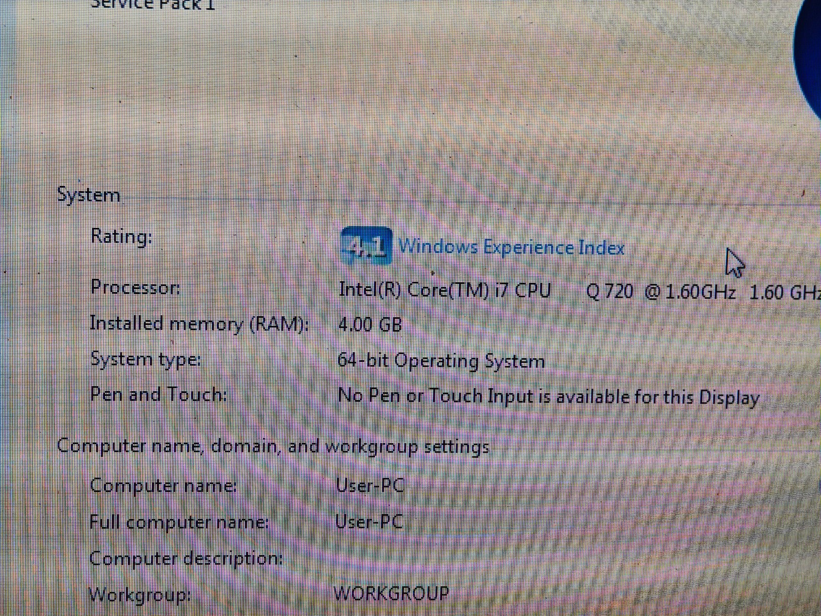 Dell Studio 1557 PP39L Laptop – 160GB HDD, 4GB RAM, Intel i7 Q720