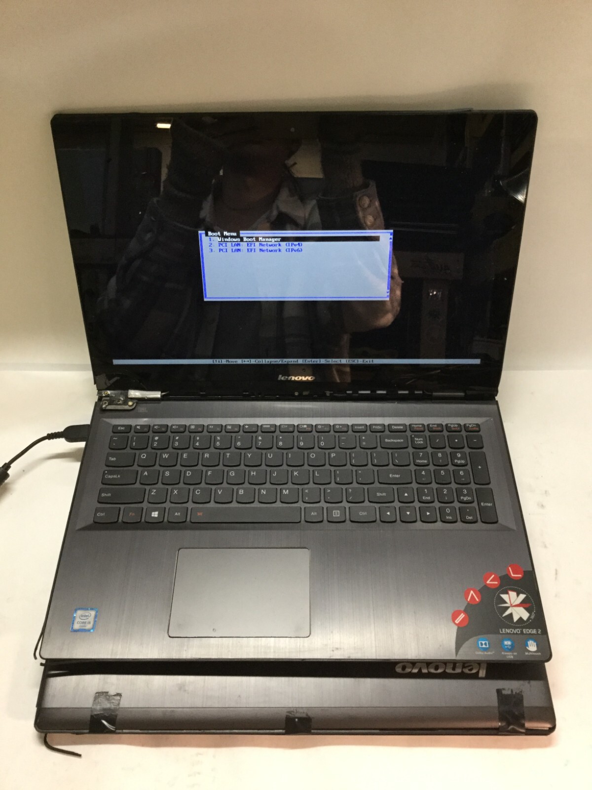 LOT OF 2- Lenovo Edge 2-1580 15″ Laptops Core i5 6th Gen. – BOOTS/ FOR PARTS- MZ